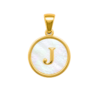 Mother of Pearl Letter J Charm – Carins Jewellery Design