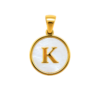 Mother of Pearl Letter K Charm – Carins Jewellery Design