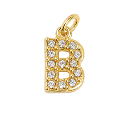 Sparkle Letter B Charm – Carins Jewellery Design
