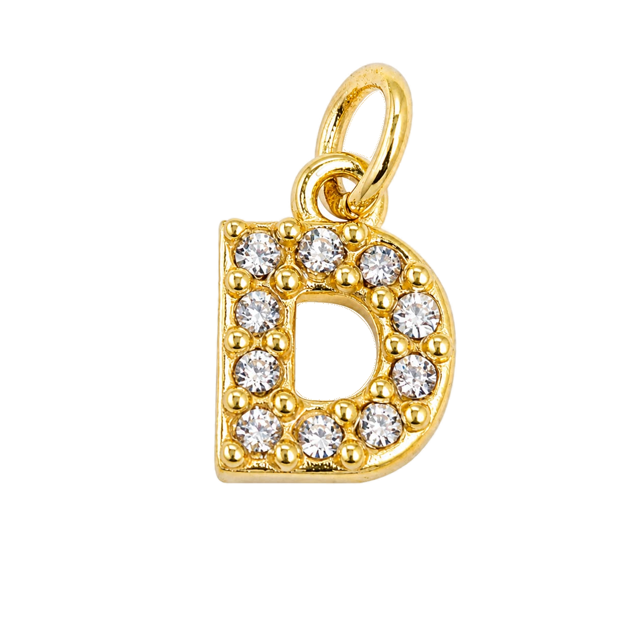 Letter_D_CZ Sparkle Letter D Charm – Carins Jewellery Design