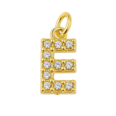 Sparkle Letter E Charm – Carins Jewellery Design