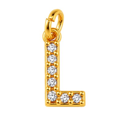 Sparkle Letter L Charm – Carins Jewellery Design