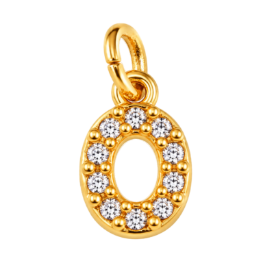 Sparkle Letter O Charm – Carins Jewellery Design