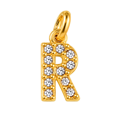 Sparkle Letter R Charm – Carins Jewellery Design