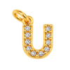 Sparkle Letter U Charm – Carins Jewellery Design