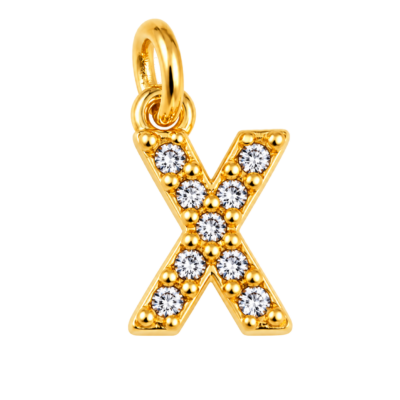 Sparkle Letter X Charm – Carins Jewellery Design