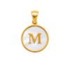 Mother of Pearl Letter M Charm – Carins Jewellery Design