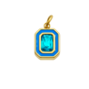 March Square Birthstone Charm – Carins Jewellery Design
