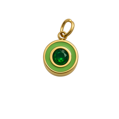 May Round Birthstone Charm – Carins Jewellery Design