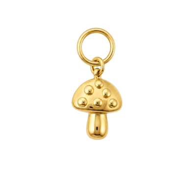 Gold Mushroom Charm – Carins Jewellery Design