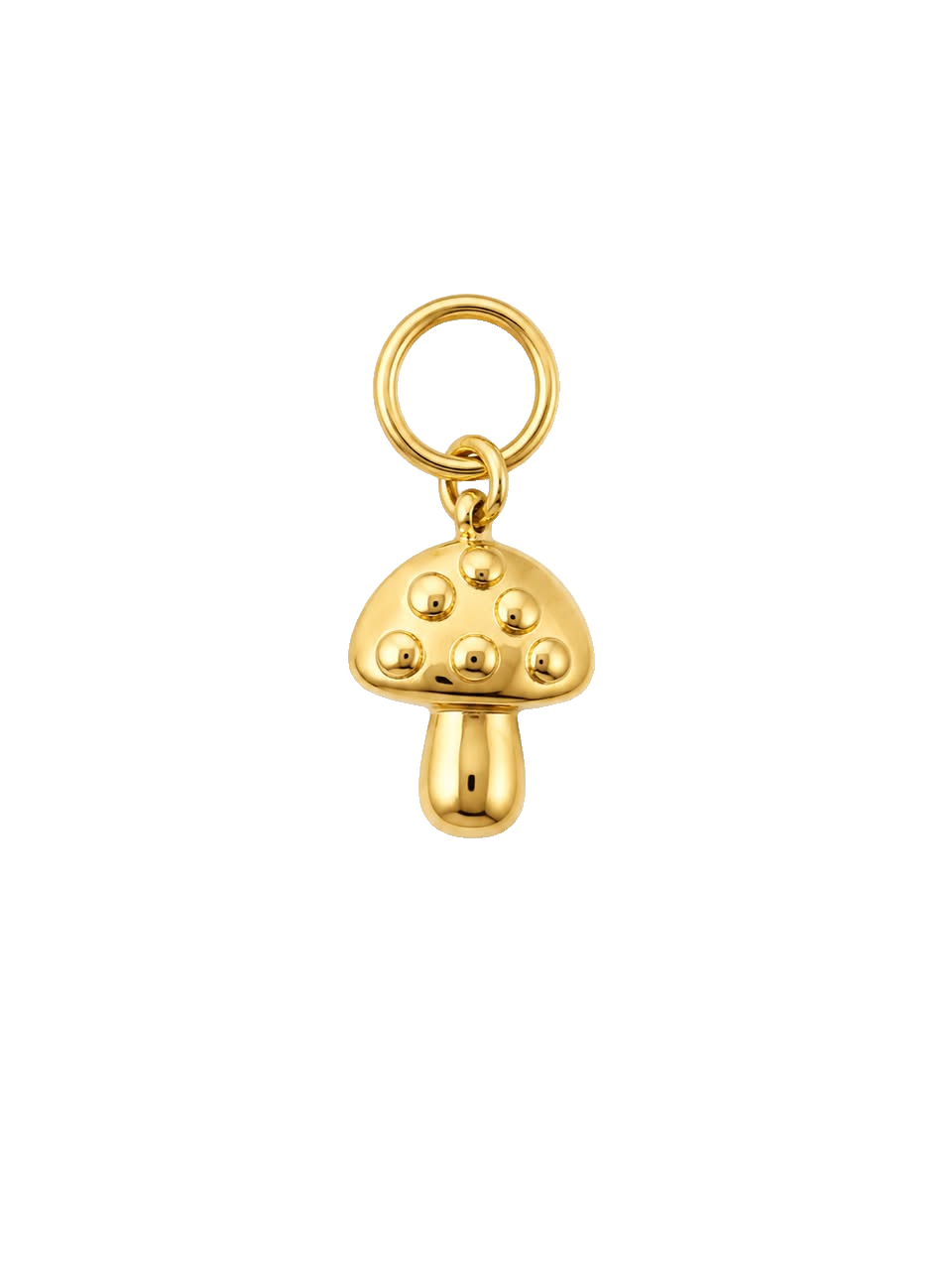 Mushroom charm gold Gold Mushroom Charm – Carins Jewellery Design