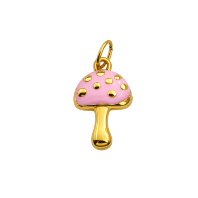 Pink Mushroom Charm – Carins Jewellery Design