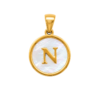 Mother of Pearl Letter N Charm – Carins Jewellery Design