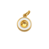 November Round Birthstone Charm – Carins Jewellery Design