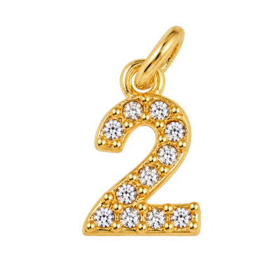 Number 2 Charm – Carins Jewellery Design