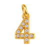 Number 4 Charm – Carins Jewellery Design