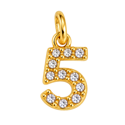 Number 5 Charm – Carins Jewellery Design