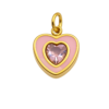 October Heart Birthstone Charm – Carins Jewellery Design
