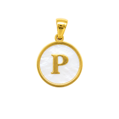 Mother of Pearl Letter P Charm – Carins Jewellery Design