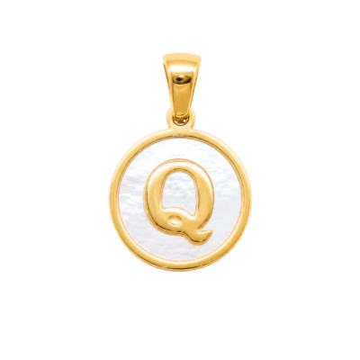 Mother of Pearl Letter Q Charm – Carins Jewellery Design