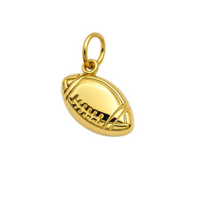 Rugby Ball Charm – Carins Jewellery Design