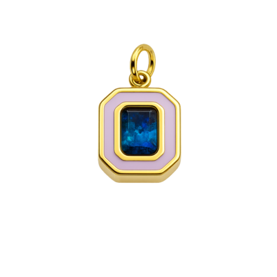 September Square Birthstone Charm – Carins Jewellery Design
