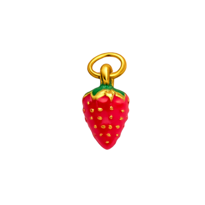 Red Strawberry Charm – Carins Jewellery Design