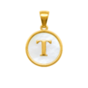 Mother of Pearl Letter T Charm – Carins Jewellery Design