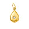 Teardrop Charm with Stone – Carins Jewellery Design
