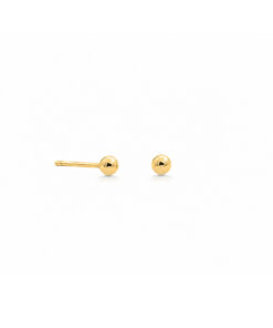 9ct YG Ball Studs (3mm)