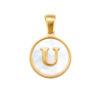 Mother of Pearl Letter U Charm – Carins Jewellery Design