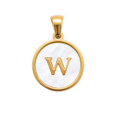 Mother of Pearl Letter W Charm – Carins Jewellery Design