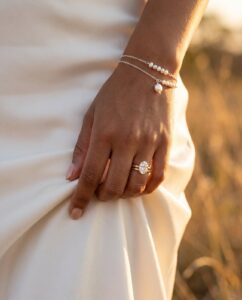 Bushveld safari-style bridal pearl jewellery, Sabie Sands Wedding Pearl Collection by Carin's Jewellery Design, image 4