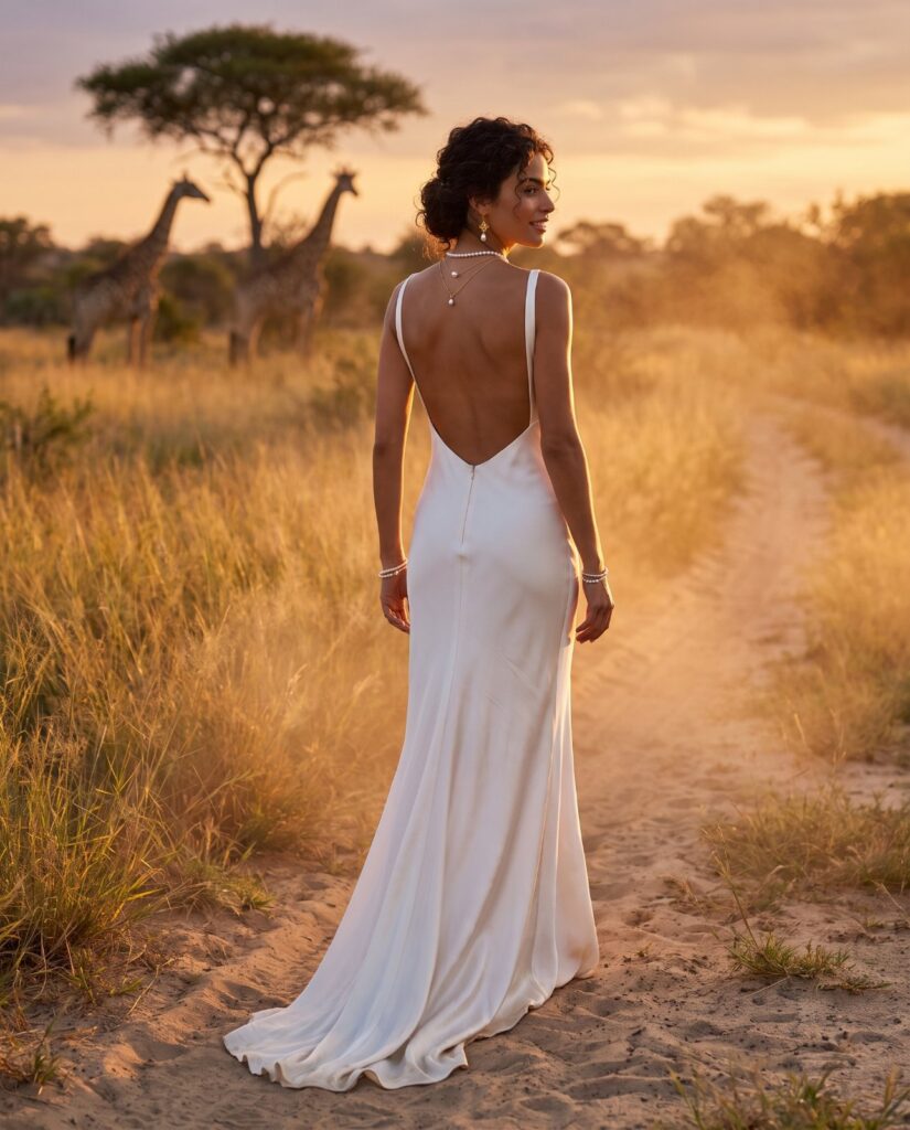 Bushveld safari-style bridal pearl jewellery, Sabie Sands Wedding Pearl Collection by Carin's Jewellery Design, image 23