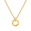 Rolo Chain Necklace with Ring Pendant – Carins Jewellery Design
