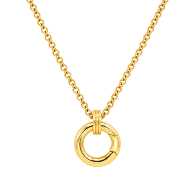 Rolo Chain Necklace with Ring Pendant – Carins Jewellery Design