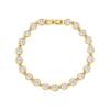 Bezel CZ Tennis Charm Bracelet – Carins Jewellery Design