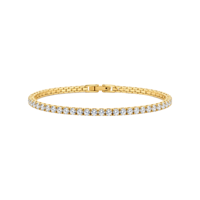 CZ Tennis Charm Bracelet – Carins Jewellery Design