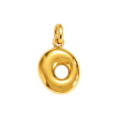 Bubble Letter O Charm – Carins Jewellery Design