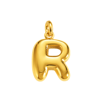 Bubble Letter R Charm – Carins Jewellery Design