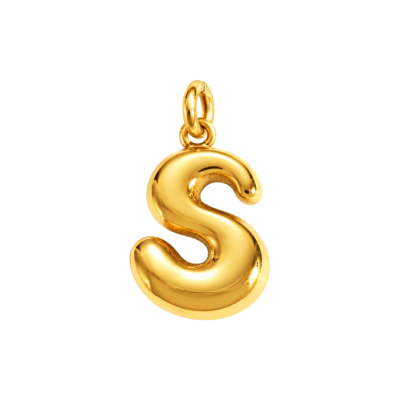 Bubble Letter S Charm – Carins Jewellery Design