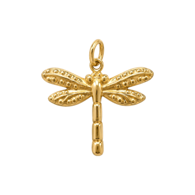 Gold Dragonfly Charm – Carins Jewellery Design