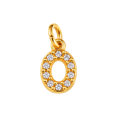 Sparkle Letter O Charm – Carins Jewellery Design