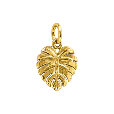Monstera Leaf Charm – Carins Jewellery Design