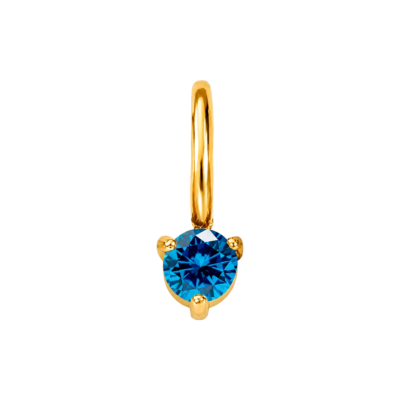 March Birthstone Drop Charm – Carins Jewellery Design