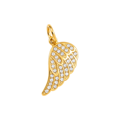 Sparkly Angel Wing Charm – Carins Jewellery Design