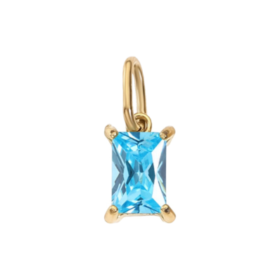 March Radiant Birthstone Charm – Carins Jewellery Design