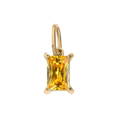 November Radiant Birthstone Charm – Carins Jewellery Design